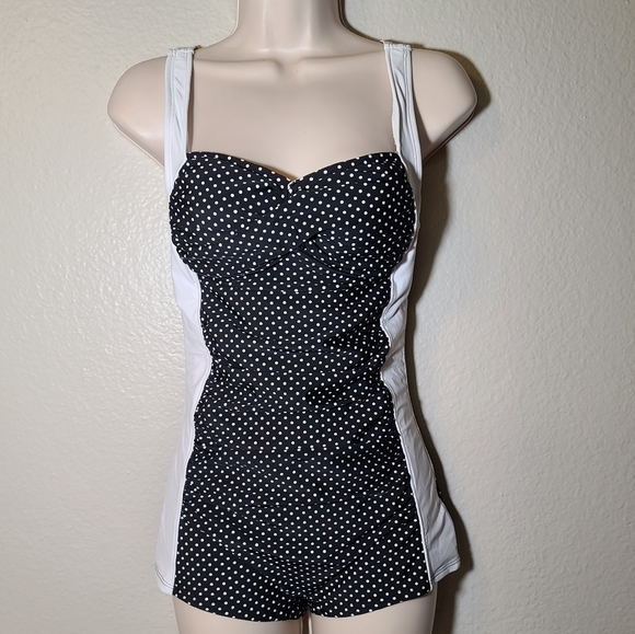 Sheridyn Swim Other - Sheridan Swim AU Polka dot rockabilly one piece